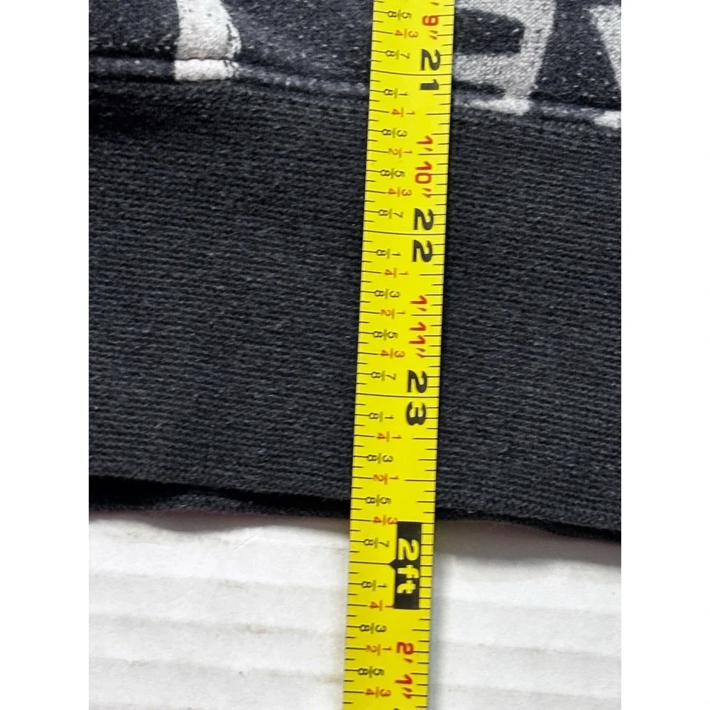 Nike‎ DA0061-010 Graffiti Logo All Over Print Hoodie Black White Small Men's